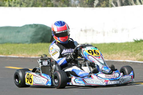 Daniel Connor took the series' points lead in 125cc Rotax Max Light at Auckland on Sunday 