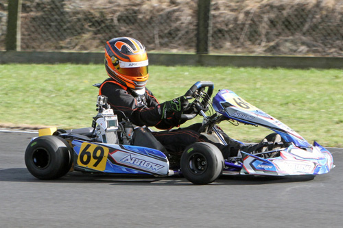 Rianna O'Meara-Hunt has an early Formula Junior class lead heading to the second round of the CRC Speedshow-backed Top Half kart series in Whangarei this weekend.