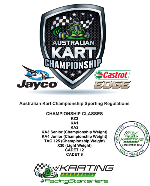 australian kart championship classes