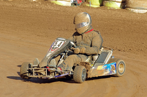 Max Fowler on his way to winning the second of the Last Chance qualifiers