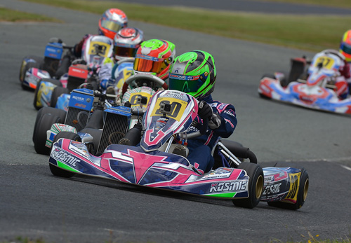 Fin Kenneally carded a win and a second in Mini MAX