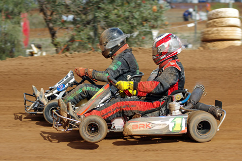 South Australia's Mark Burford and National Champion Ben Brown