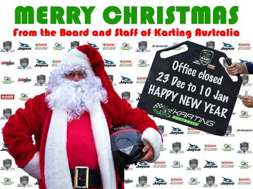 Karting Australia Christmas and New Year break