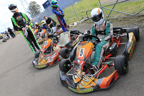 Lucas Lichtenberger was dominant in qualifying and heat one for Junior Max Trophy
