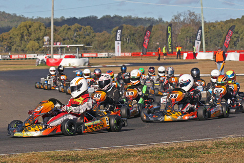 New Zealand’s Matthew Payne took his third round win of the season in Junior Max Trophy
