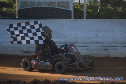 Victory lap for Jake Kervers