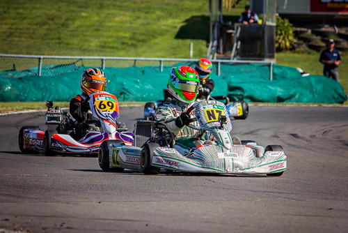 The 48th Blossom meeting in Hawke's Bay last year saw Jacob Cranston (#NZ) win Junior Rotax