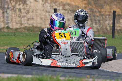 Simeon Woolsey leads the KZ2 class points