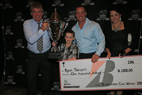 Ryan Tomsett was selected as the recipient of the inaugural Bridgestone Super Cup