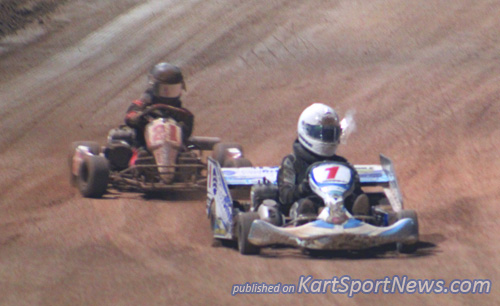 Changing of the Guard - Defending All Stars junior champion Luke Geering leads eventual winner Cameron McDonough