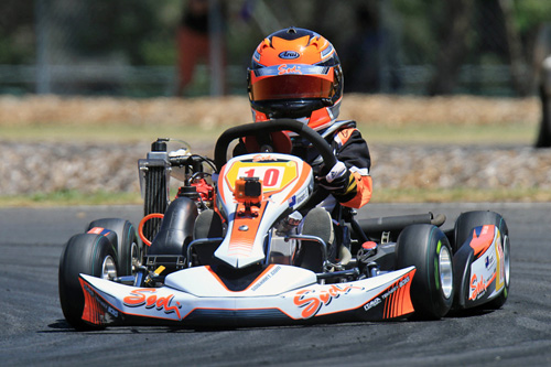 -	New Zealand’s Emerson Vincent leads the points in Micro Max after a successful beginning to the season