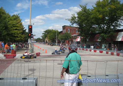 A corner marshal's view of the action at Turn 1