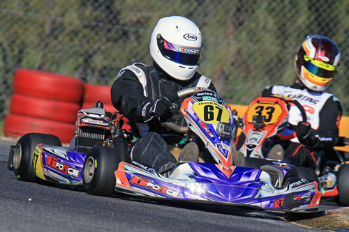 -	Clem O'Mara will be looking to capitalise in Rotax 125 Heavy this weekend