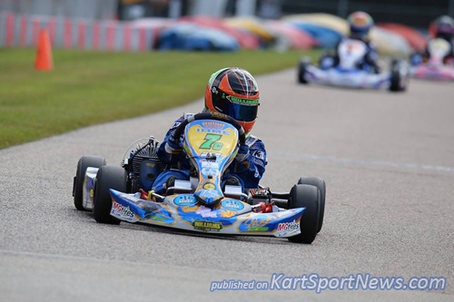 Christian Miles doubled up in the win column for a second straight weekend in IAME Rookie 