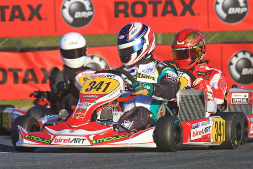 2016 Team Australia captain Troy woolston competing in a previous Rotax Grand Final