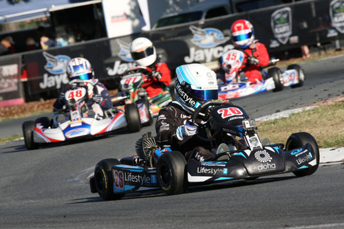 South Australian Kai Allen will start as one of the favourites in Cadet 12 that will feature 44 drivers
