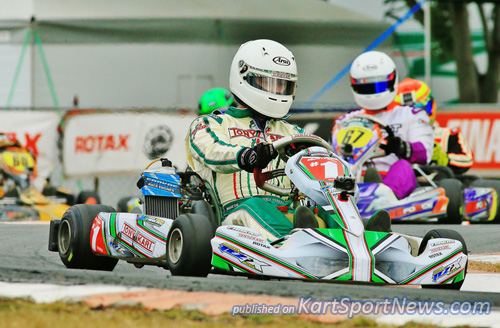 Rotax 125 Heavy QLD State Champion, Chris Farkas (QLD) added another blue plate to his collection