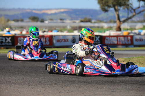 •	Team mates Joshua Fife and Cody Gillis shared the wins in Rotax 125 Light