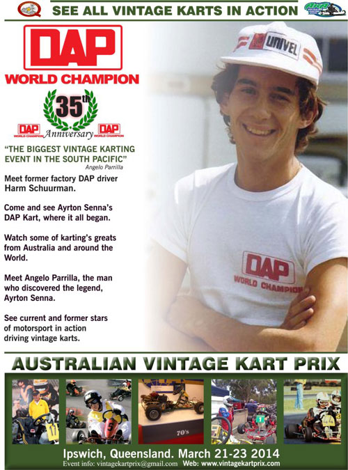 australian vintage kart prix information flyer