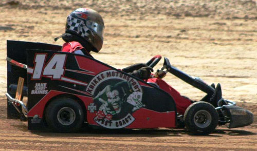 Jake in his Krikke MotorSport Team inspired #14 will be a contender this weekend at Gosford 