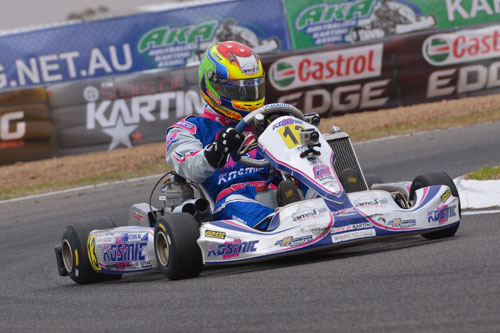 Sydney driver Matthew Waters is leading the Pro Light (KF) Championship