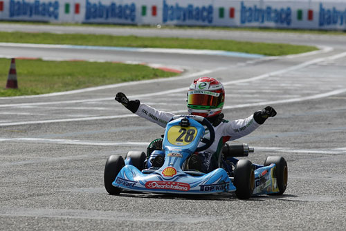 Leonardo Marseglia, Mini Kart Race 2 winner