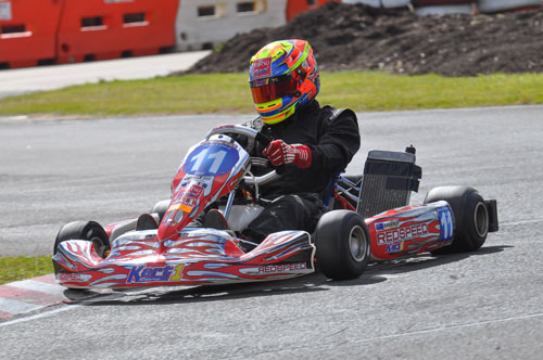 Pierce Lehane set the pace in both Leopard Light and Rotax Light categories