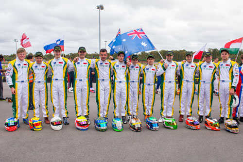 The Australian team at the 2013 Rotax Max Challenge Grand Finals in New Orleans, USA