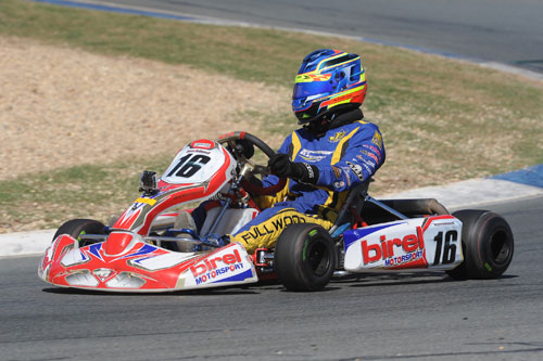 Darwin driver Bryce Fullwood will make his debut in the CIK Stars of Karting Series this weekend