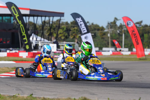 Adam Hunter on his way to setting the sixth fastest time in the DD2 Masters class at the Rotax Max Challenge Grand Finals 