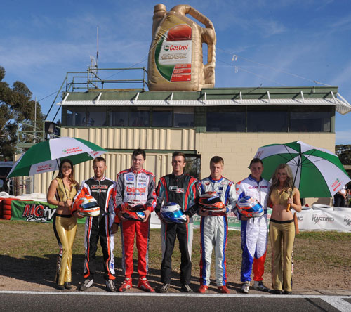 The top five starters in the Pro Gearbox (KZ2) Final