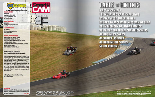 go racing magazine june table of contents