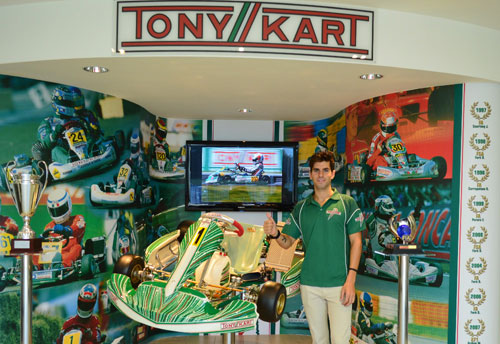 Jaime Alguersuari will suit up with Tony Kart at the KZ 