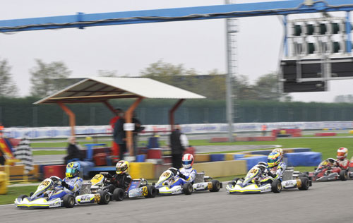 Start of the first KF-J heat race in Italy