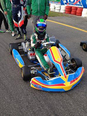 First Australian to drive the new Rok DVS from Vortex, Stable Karting's Joshua Fife