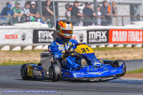 Top New Zealand karter Daniel Kinsman (#31) will head a six-strong Kiwi squad at the second round of Australia's 2013/14 Rotax Pro Tour in Melbourne over the January 25-26 weekend. 