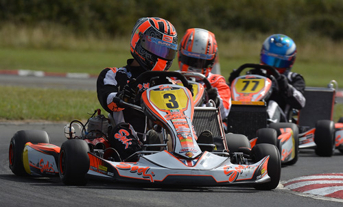 A fifth and 2nd in the two finals was all Henry Easthope #3 needed for the KZ1 title