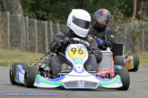Garry Cullum made a clean sweep of KZ2 Restricted