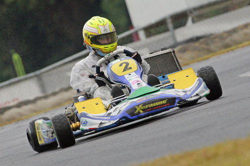 Daniel Bray maintained his winning form in KZ2