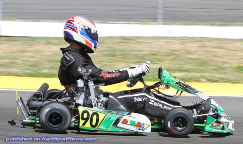 The Deadly Kart registered it's first win in NZ when Ryan Urban proved too good for the competition at the opening round of this year's NZ Rotax Max Challenge in Palmerston North over the weekend
