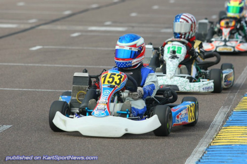 Jacob Blue Hudson put two more notches in his win column for Mini Max