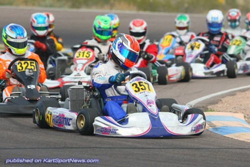 Phillip Arscott scored his first victory of the season in Senior Max, extending his championship lead