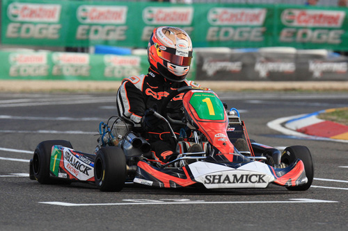Joey Hanssen is in the box seat to win back-to-back KZ2 Championships this weekend