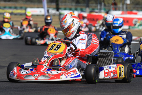 Birel Kartsport Australia’s James Macken has been gathering pace in DD2 in recent Rotax Pro Tour rounds 