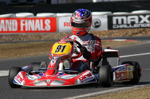 The Gold Coast’s Jaxon Evans will have a strong team behind him at this year’s Rotax Nationals