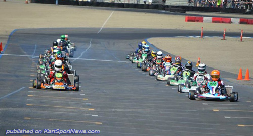 Large fields continue to fill the track in nearly all LAKC classes 