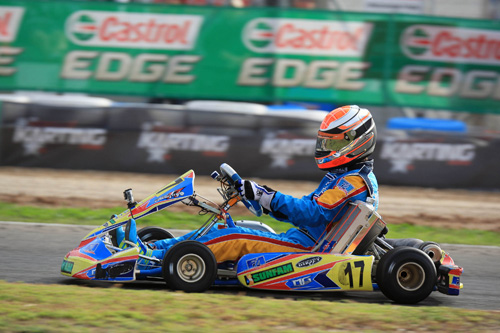 At the half way mark in the Championship, Bundaberg driver Troy Loeskow leads the KF2 standings