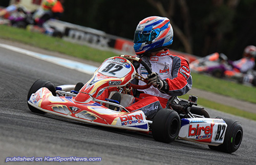 Queensland’s Mitchell Maddren is currently the highest placed Birel Kartsport Australia driver in the Junior Max rankings