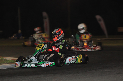 -	Tyler Greenbury took outright pole position in Rotax Light