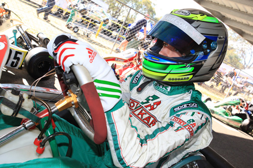 G-Force Karting’s Zane Goddard has been competing at Ipswich since he started competitive Karting in the Cadets class 